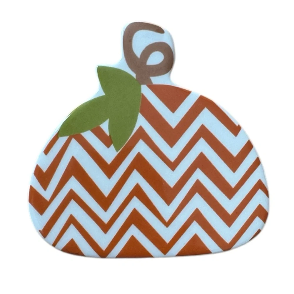Coton Colors Happy Everything Chevron Pumpkin Mini Attachment - Picture 1 of 2